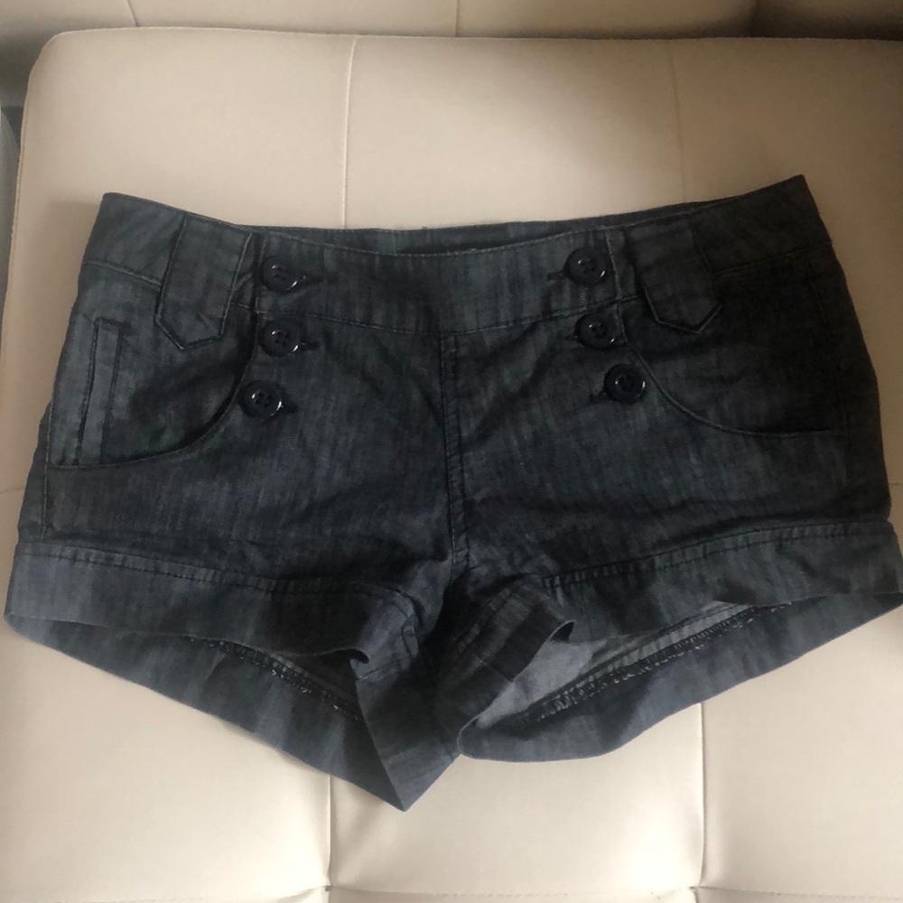 Denim shorts